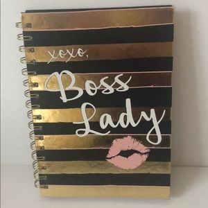 Charming Charlie Black & Gold Journal